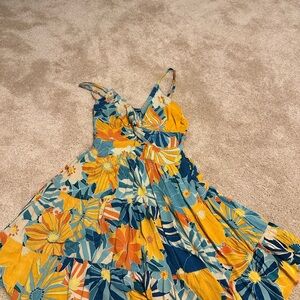 Angie Multicolor Textured Dress